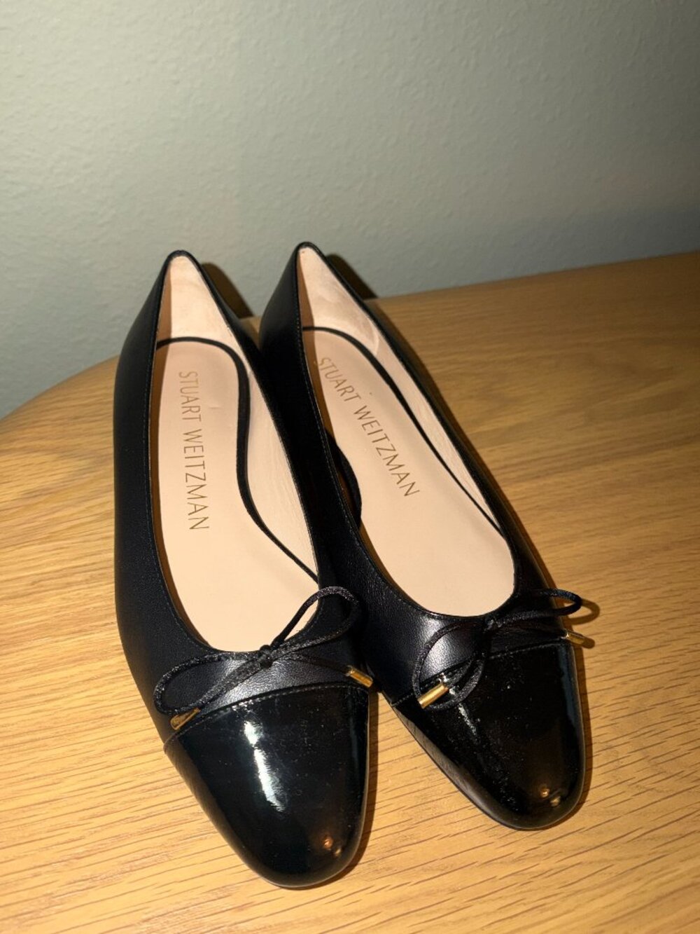 Stuart Weitzman Black Flats - Size 8.5